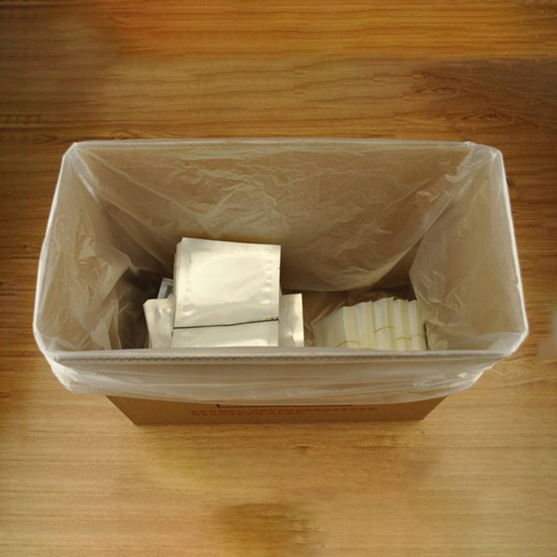Square bag large pe flat transparent storage plastic bag machine clothing dustproof thick square bottom bag moisture-proof plastic bag