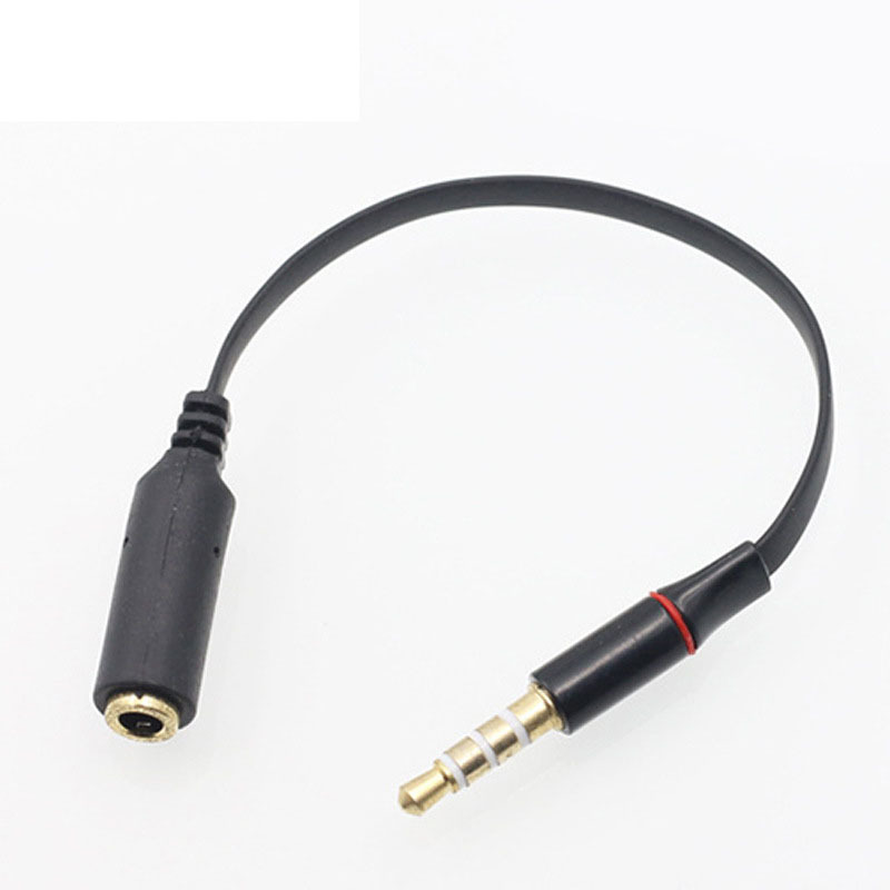 3.5mm audio cable 3.5mm male-to-female patch cord mobile phone round hole earphone cable patch cord ABS housing