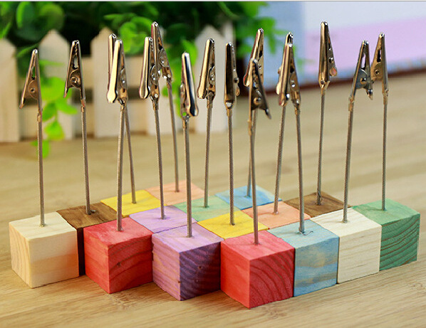 Color log message holder creative message holder note holder photo holder 12 selection alligar clip