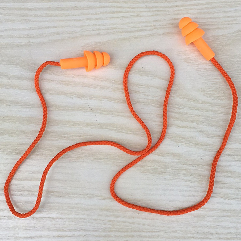 Boxed earplugs Christmas tree-shaped earplugs with wire soundproof anti-noise earplugs swimming hearing protection labor protection supplies