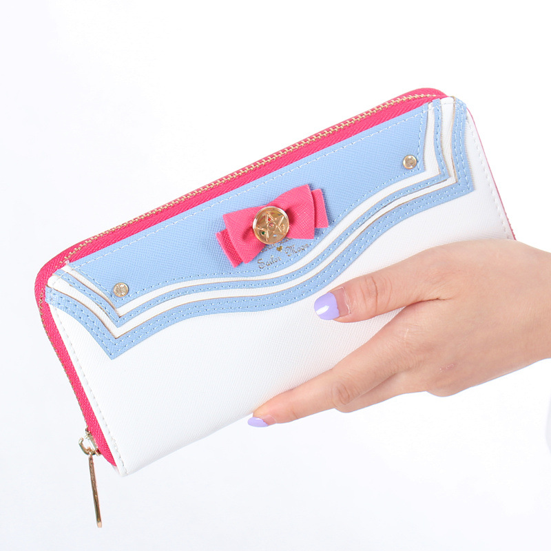 2023 Cross-border New Wallet Women's Clutch Bag Beautiful Girl Warrior Mobile Phone Korean-style Large Capacity Long Wallet