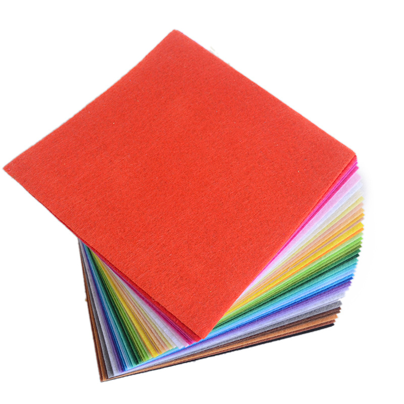 in stock wholesale non-woven fabric 1mm non-woven diy kindergarten decorative industrial felt cloth handmade cloth thickened non-woven