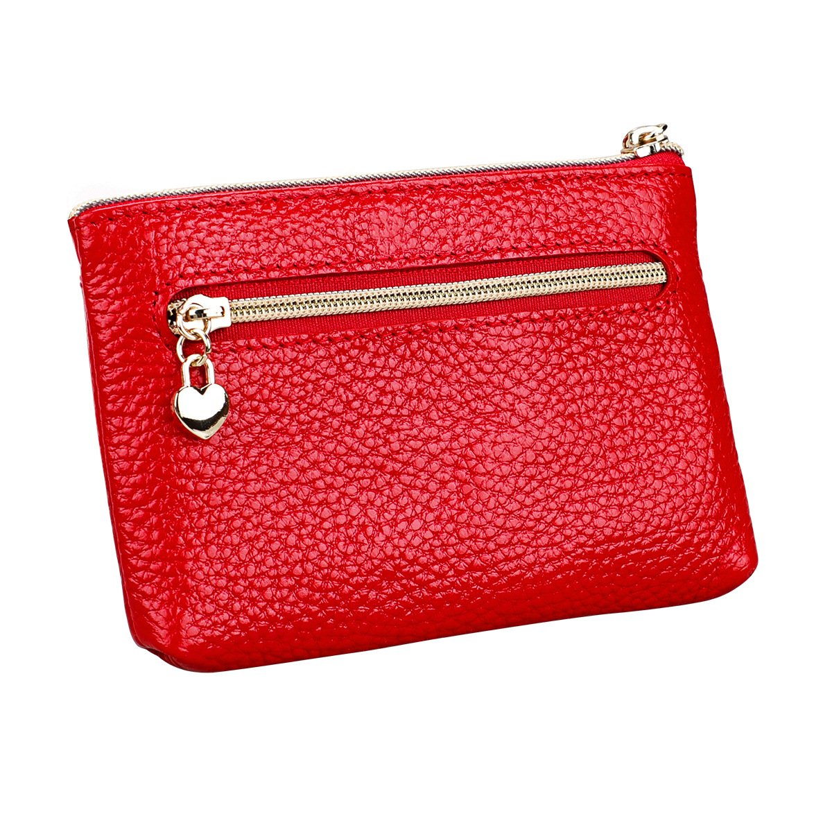 Factory direct Taobao new leather women's coin purse car key bag multi-functional compact women's clutch bag