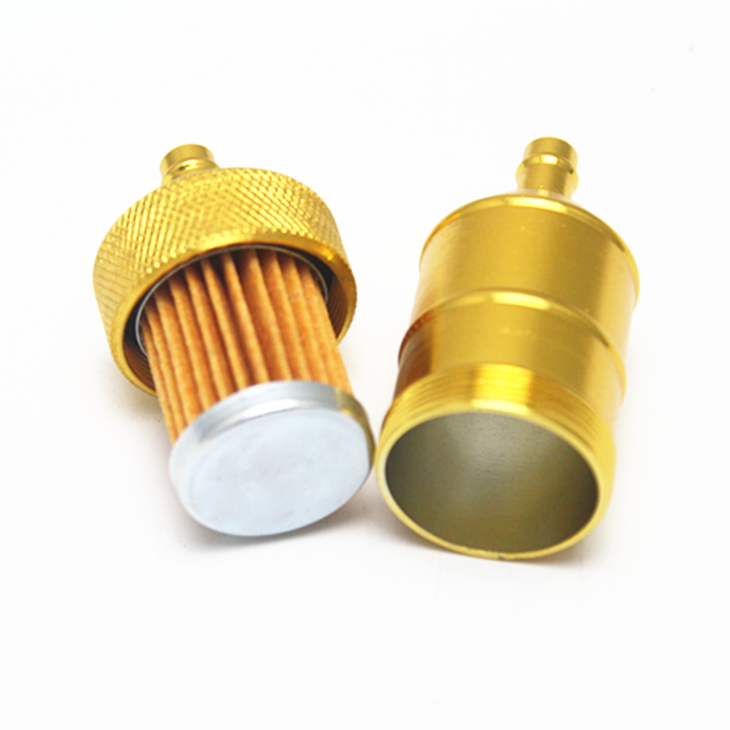 CNC aluminum alloy motorcycle gasoline Filter modification accessories copper filter element oil filter oil Cup 8mm