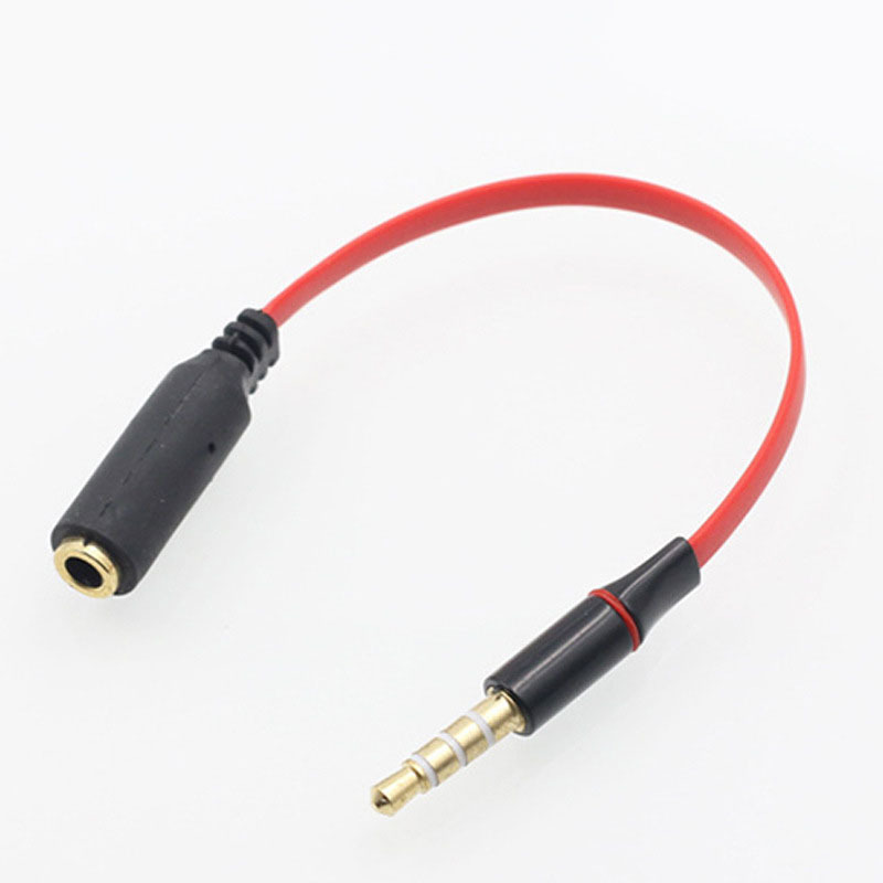 3.5mm audio cable 3.5mm male-to-female patch cord mobile phone round hole earphone cable patch cord ABS housing