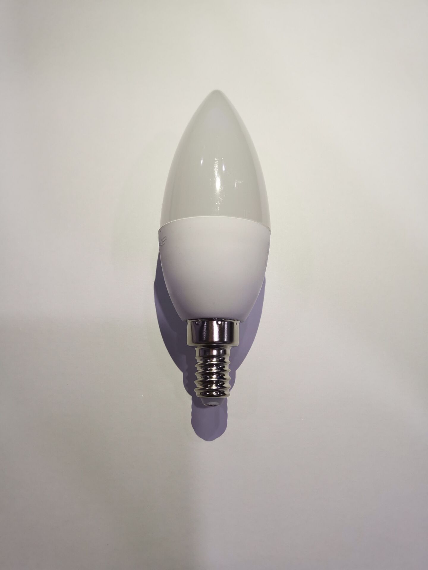 Crazy purchase plastic bag aluminum candle lamp pointed bulb lamp head dimmable CE certification San'an Photoelectric LED chip C37