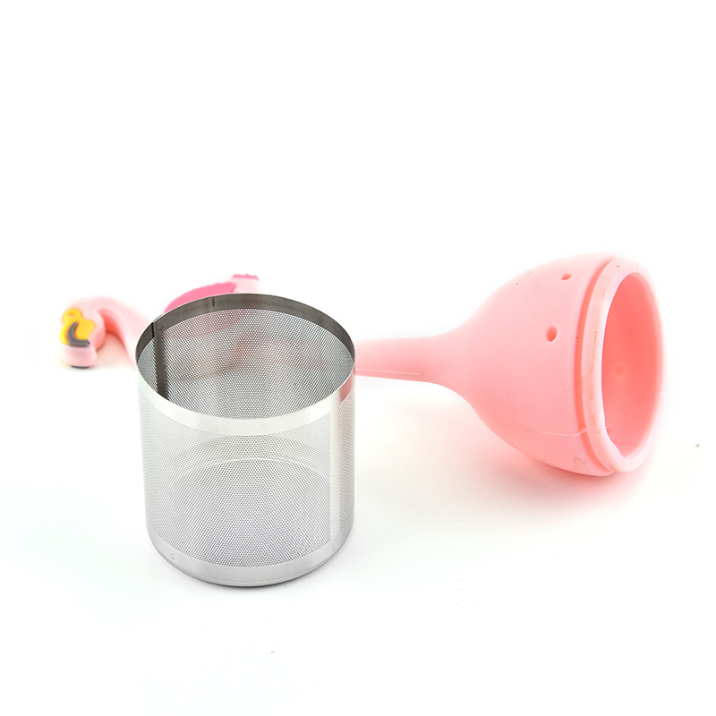 Factory wholesale silicone tea filter tea filter tea ball creative 304 stainless steel tea drain in stock