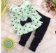 2023 Spring and Autumn Girls' Set Ruffled Skirt Two-Piece Set for Children