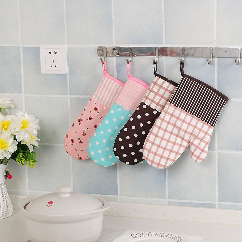 Special Gloves for Microwave Oven Gloves Kitchen Baking Thickened Heat-resistant Hand Heat-insulating Gloves