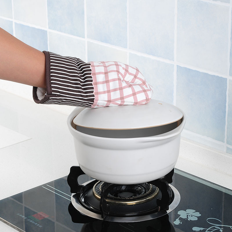 Special Gloves for Microwave Oven Gloves Kitchen Baking Thickened Heat-resistant Hand Heat-insulating Gloves