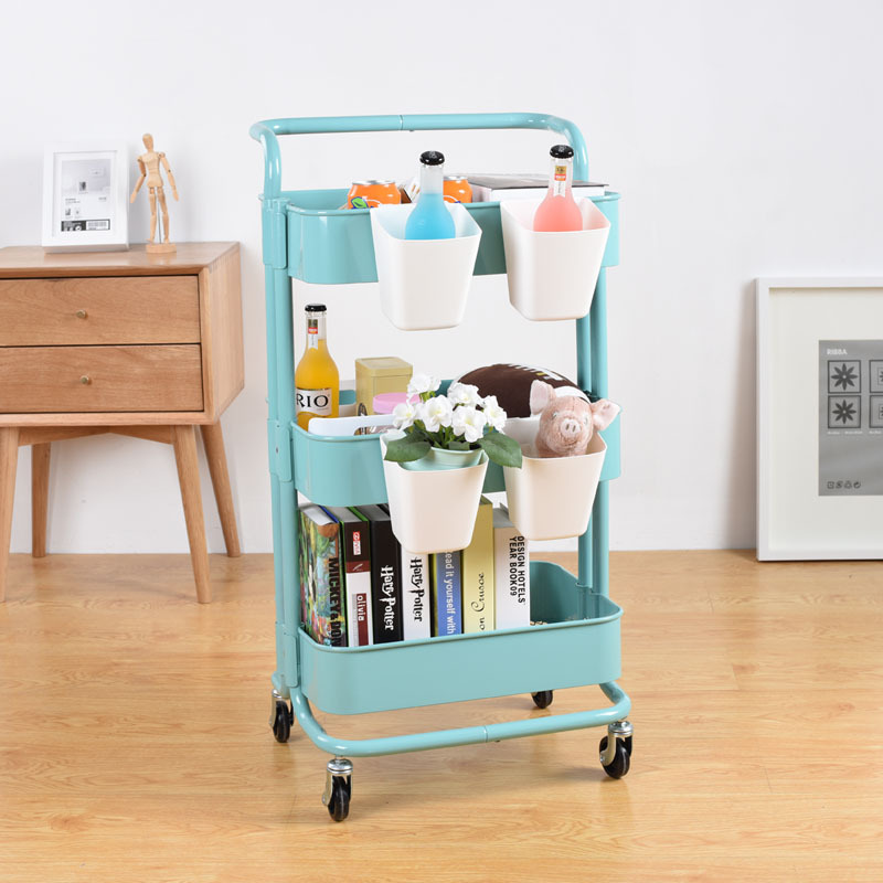 Lasker Hanging Basket Cart Portable Storage Kitchen Tableware Sundry Plastic Box Sunas Small Hanging Bucket