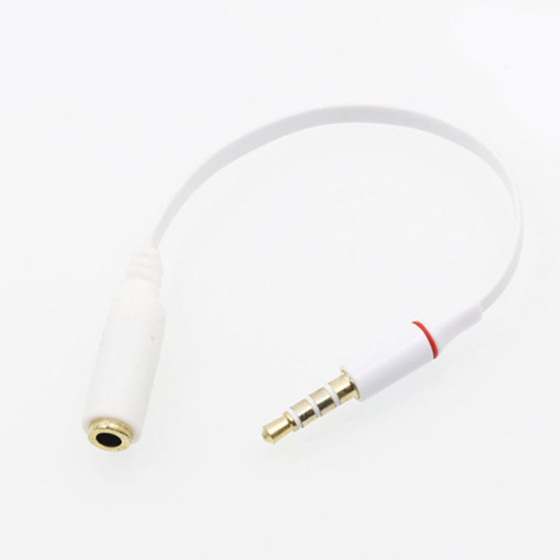 3.5mm audio cable 3.5mm male-to-female patch cord mobile phone round hole earphone cable patch cord ABS housing