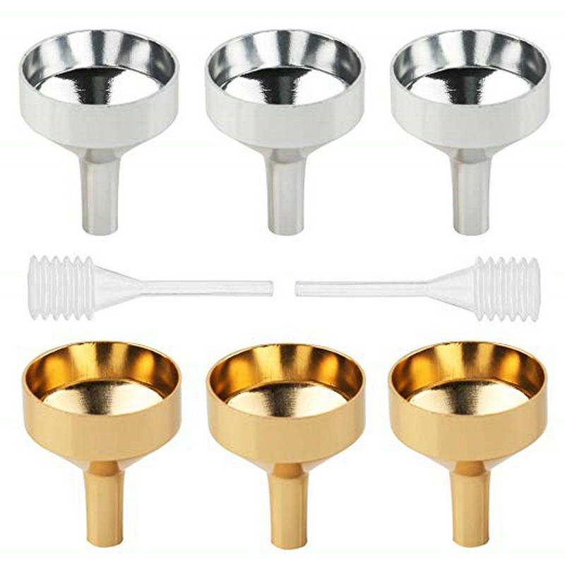 Metal small funnel mini funnel perfume subpackaging device alumina small size liquid subpackaging tool