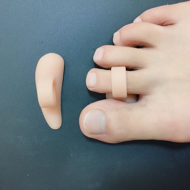 つま先シリコーンカバーValgus pro単孔カタツムリつま先保護カバー|undefined