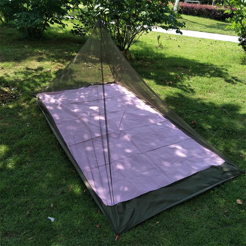 Wholesale Outdoor Products Single Camping Triangle Mosquito Net Portable Anti-mosquito Travel Leisure Tent