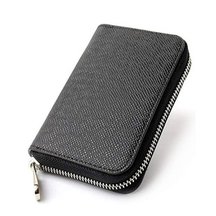 Factory wholesale short mini wallet men's card holder zipper clutch coin purse coin bag one-piece delivery