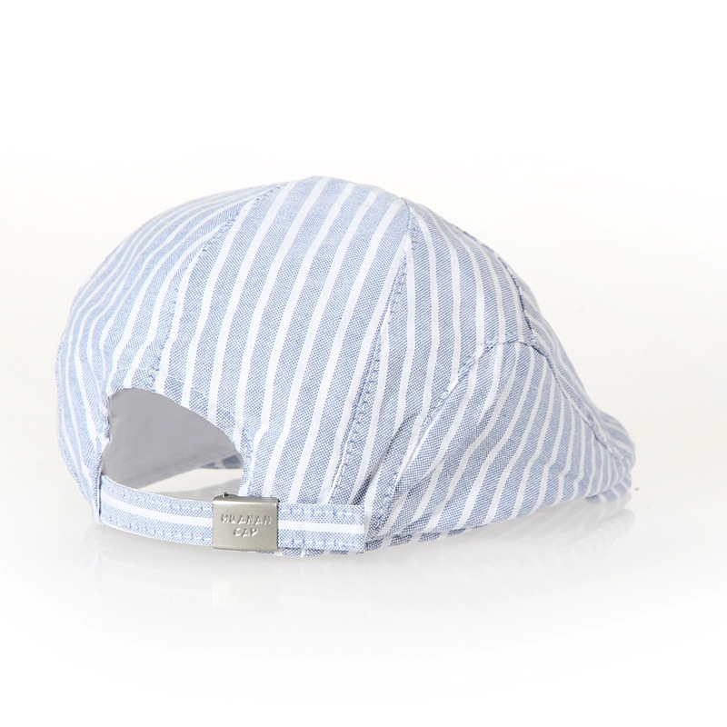 Children's Bailey Hat Children's Striped Fashion Forward Cap Men's Baby's All Cotton Striped Cap