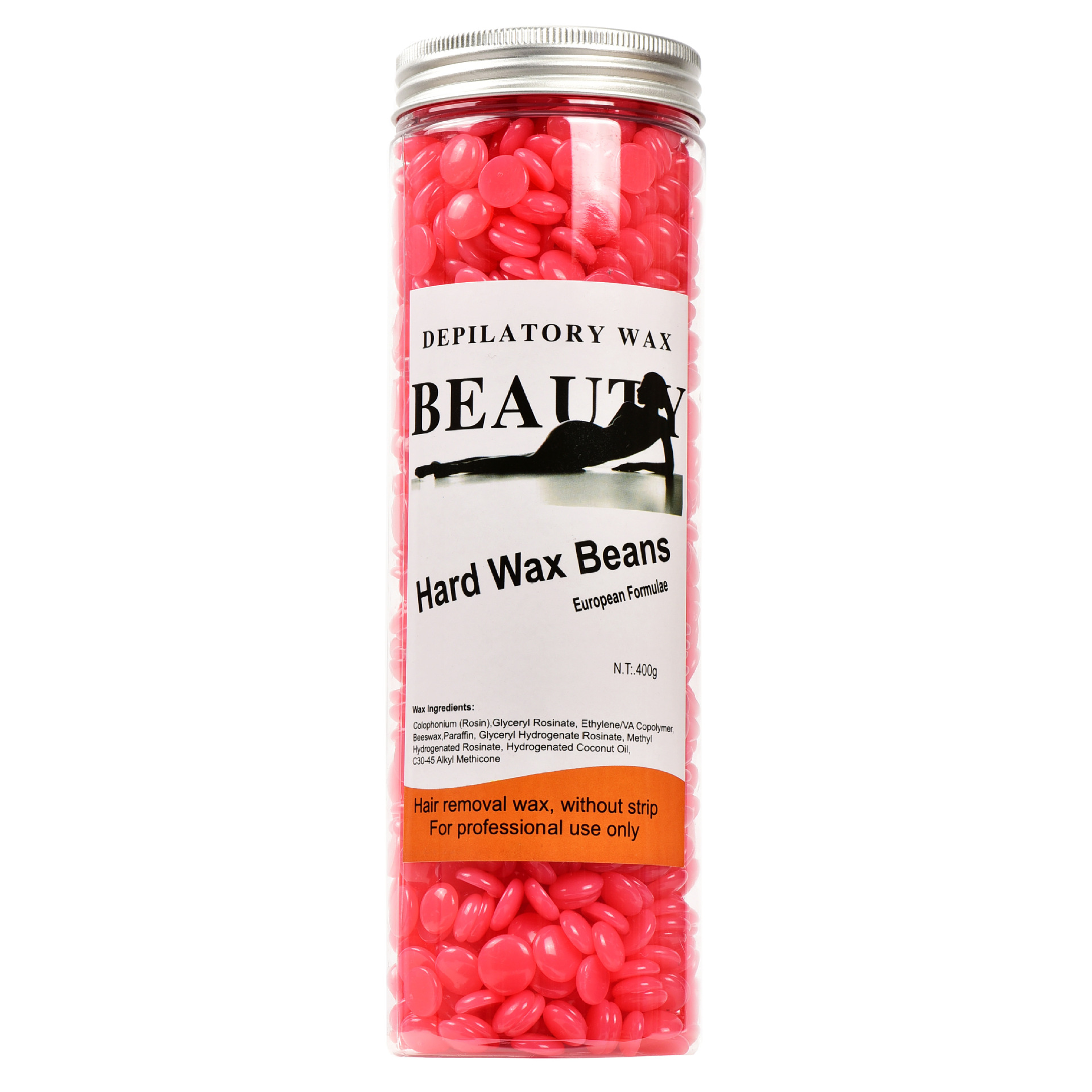 Source factory A2 hair-free wax paper hair removal hard wax bean beeswax bean hair removal body hot wax hair removal 400g cans
