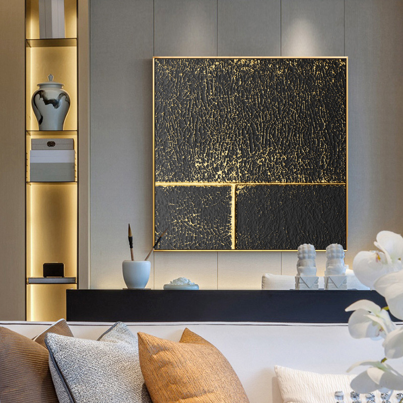Simple Post-modern Square Dining Room Decorative Painting Hallway Hanging Painting Model Room Corridor Wall Abstract Painting