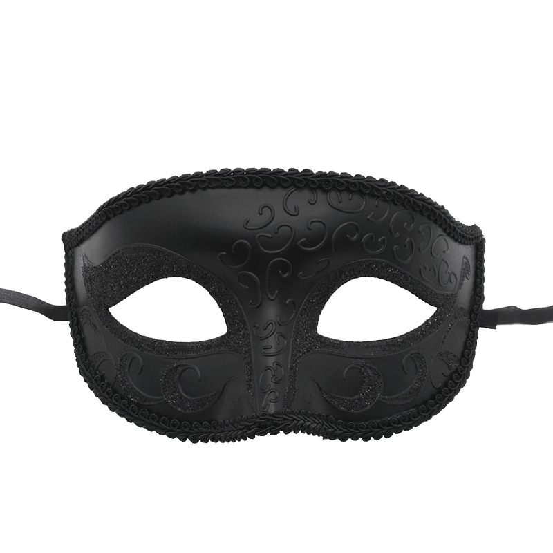 Cross-border exclusive Venice masquerade high-end plastic half face mask party men and women Halloween eye mask