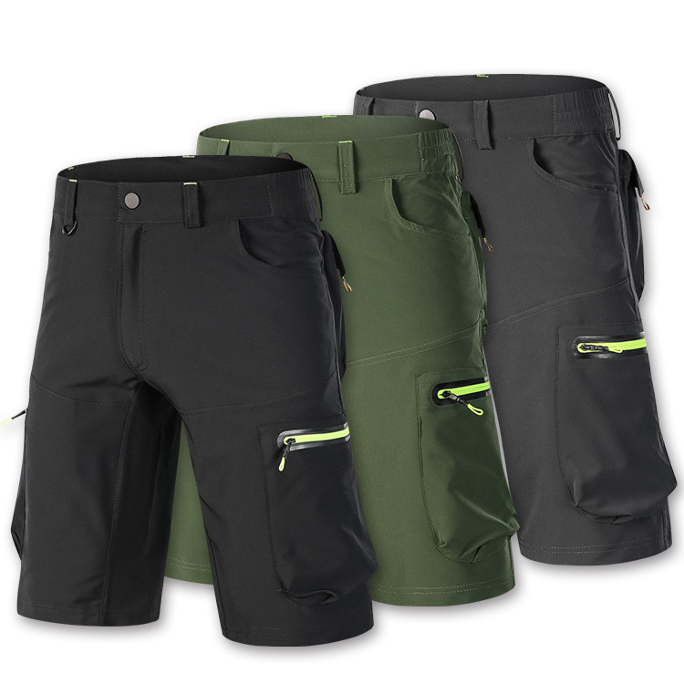 Cross-border Men's Summer Quick-drying Pants Loose Elastic Breathable Outdoor Cycling Pants Mountain Bike Shorts #1809