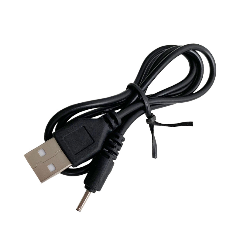 Small round head charging line USB to DC2.0 * 0.6 power cord mobile phone Bluetooth round head dc round head charging line wholesale