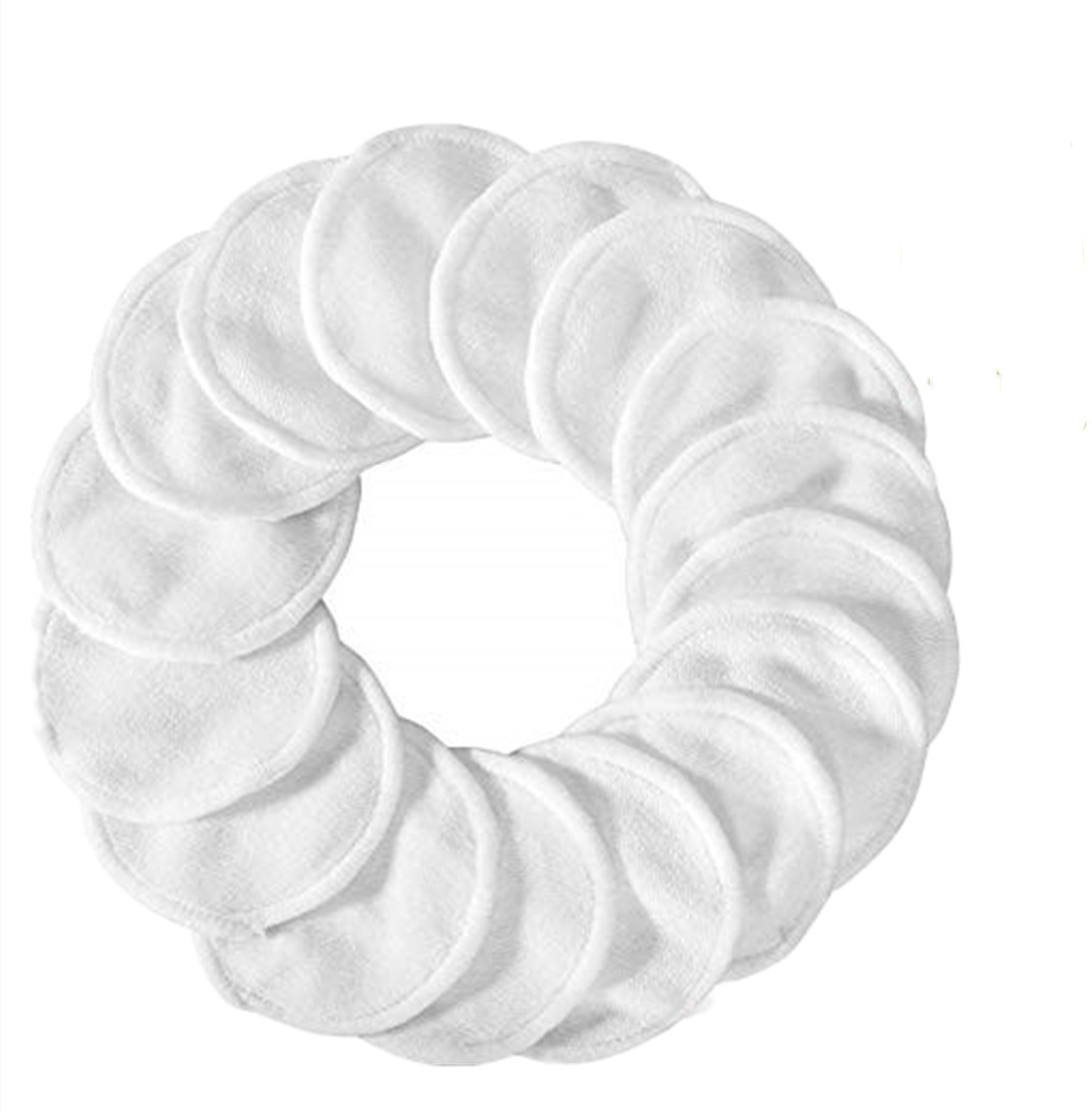 Sales of double-sided bamboo velvet makeup remover cotton pieces bamboo fiber makeup remover pad face powder puff easy to clean