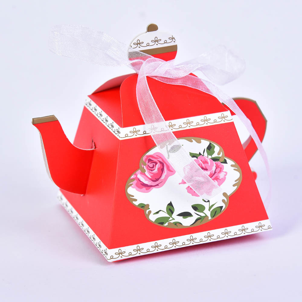 Creative European-style teapot candy box spring candy box gift box wedding candy box candy packaging box wholesale