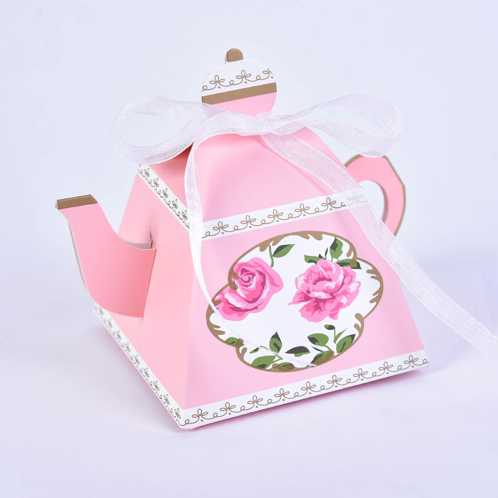 Creative European-style teapot candy box spring candy box gift box wedding candy box candy packaging box wholesale