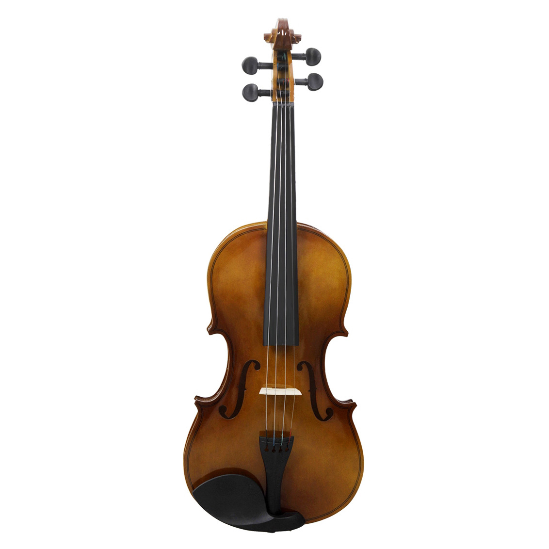 Wholesale Natural Color Violin Basswood Popularization Violin Beginner Practice AV-102 Violin Send Triangle Box