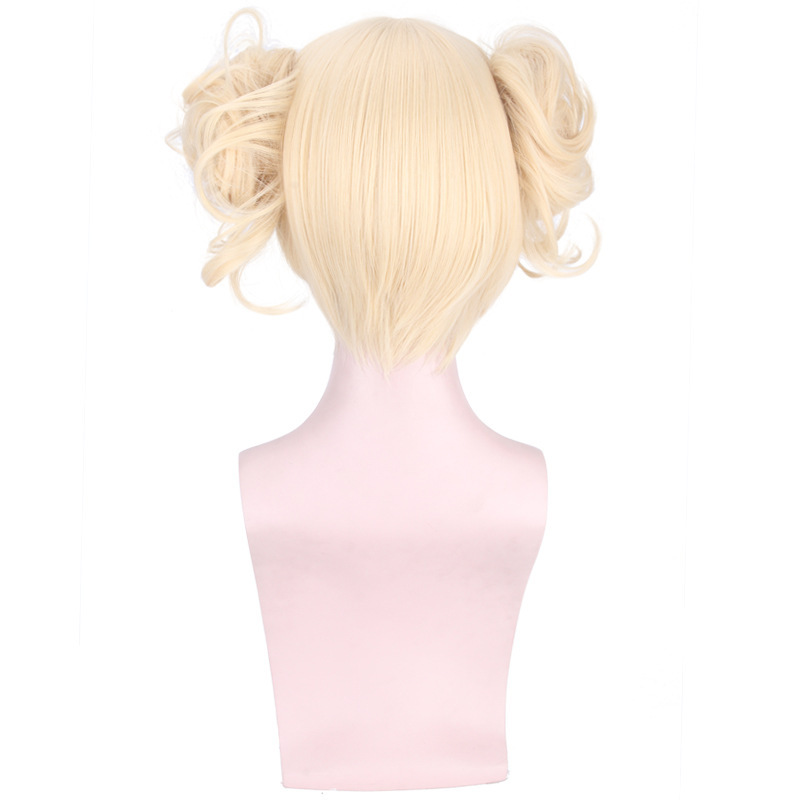 My hero College crossed my body cos wig split Tiger Mouth clip milk Golden cosplay wig