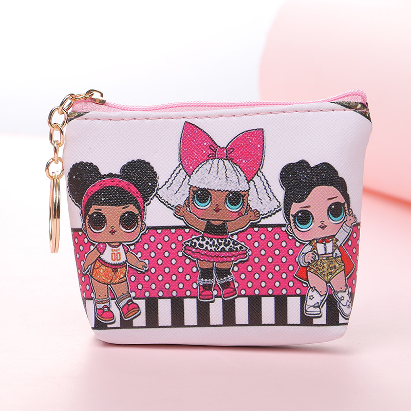 New hot sale Japanese and Korean cartoon girl cute mini coin purse cross-border creative little girl coin bag