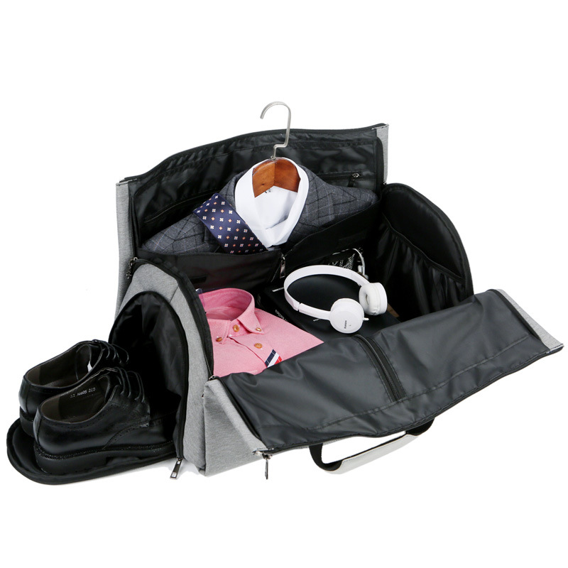 Multifunctional Men's Luggage Bag Portable Travel Bag Waterproof Dry and Wet Separate Travel Bag Shoulder Crossbody Suit Bag