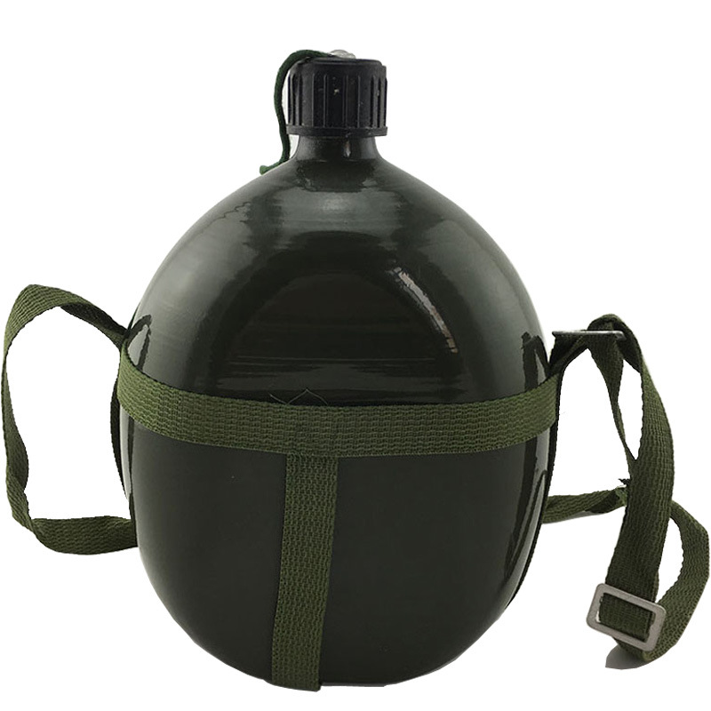 Large capacity aluminum 87 kettle military fans outdoor travel mountaineering kettle student military training kettle spot wholesale