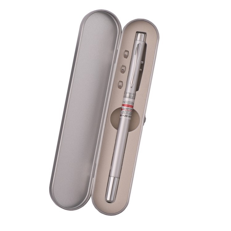 Factory Direct four-in-one Multi-function laser pointer pen type red laser infrared retractable pointer pen ballpoint pen