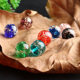 Beads Luminous Sands Glaze Beads Beads Crystal Round Beads diy Jewelry Accessories Bracelet Material Beaded Bracelet