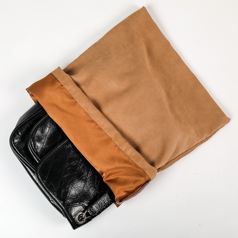 High-end bag dust bag printed logo travel storage bag clothes shoes leather bag large drawstring fluff bag