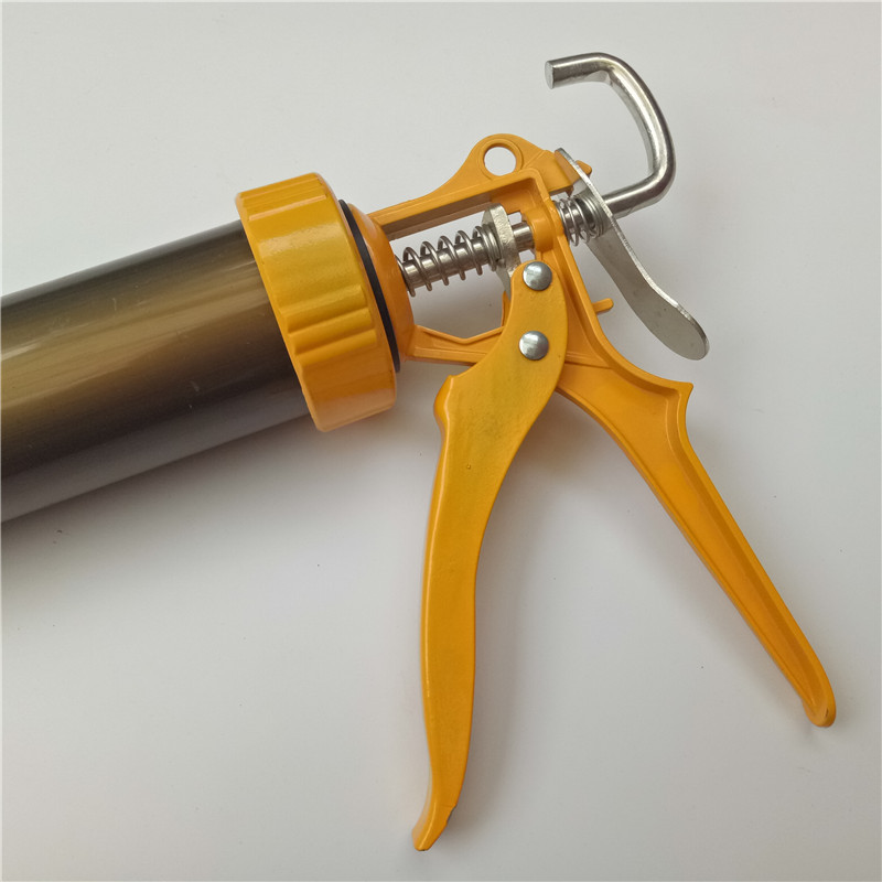 Wholesale structural glue gun 995 silicone rotating glass pressure glue caulking seal all aluminum champagne tube soft glue gun