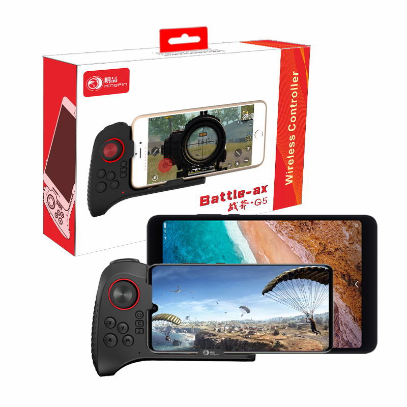 Mingpin G5 single-hand Bluetooth game handle walking artifact PUBG chicken king support IOS14 direct play handle
