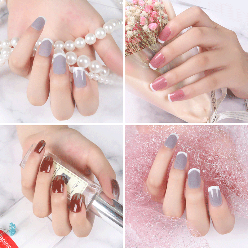 Manicure French stickers manicure smile line French nail stickers hot selling French stickers 24 smile stickers