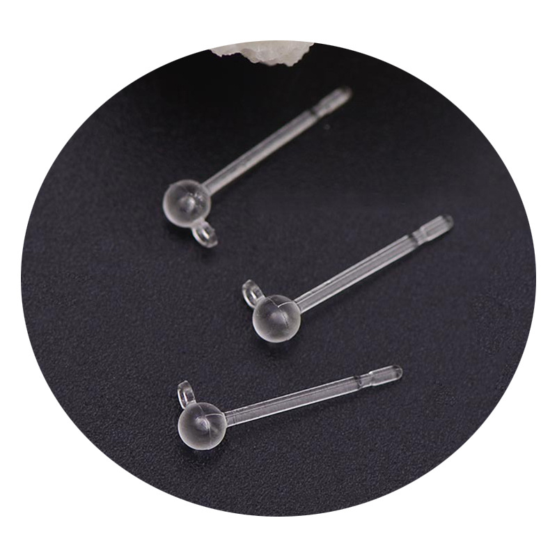 Professional production of resin plastic earrings accessories plastic earrings with hanging rings diy pendant earrings material