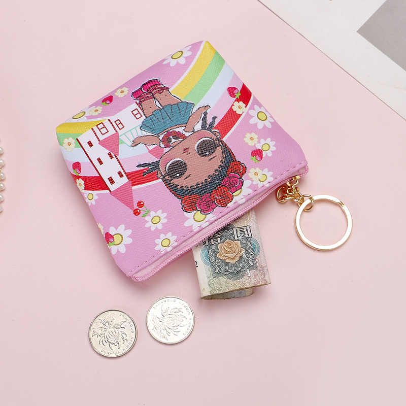 New hot sale Japanese and Korean cartoon girl cute mini coin purse cross-border creative little girl coin bag