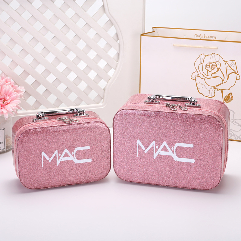 New Cosmetic Bag Large Capacity Small Portable Simple Cute Toiletry Storage Box Large Cosmetic Case Portable Women