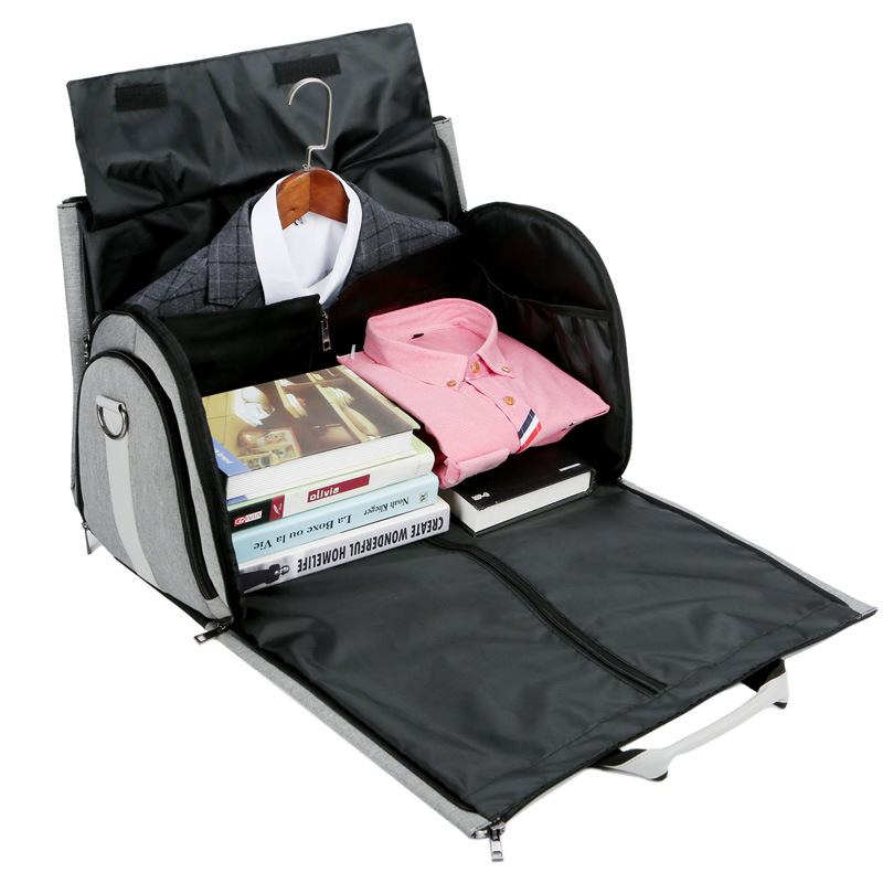 Multifunctional Men's Luggage Bag Portable Travel Bag Waterproof Dry and Wet Separate Travel Bag Shoulder Crossbody Suit Bag
