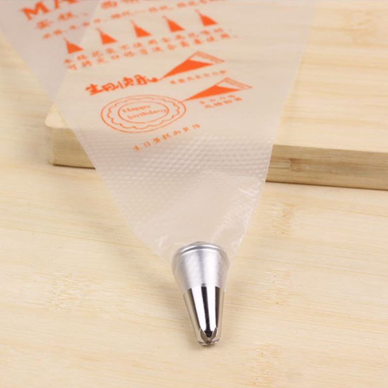 Factory supply piping bag wholesale disposable piping bag large, medium and small size milk cream bag set 100 Pack