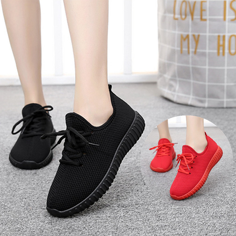 Old Beijing cloth shoes women's sports casual flat shoes breathable non-slip soft bottom black work shoes dance shoes cross-border generation