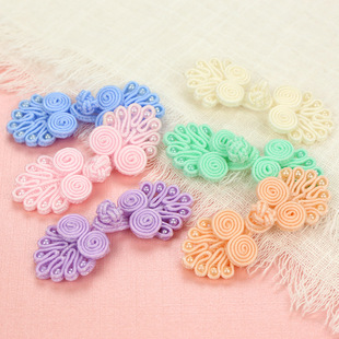 Seven beads cheongsam plate buckle Tang suit classical jacket handmade buttons National style clothing wedding gift box buttons wholesale