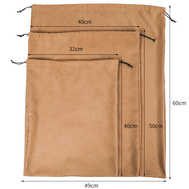 High-end bag dust bag printed logo travel storage bag clothes shoes leather bag large drawstring fluff bag