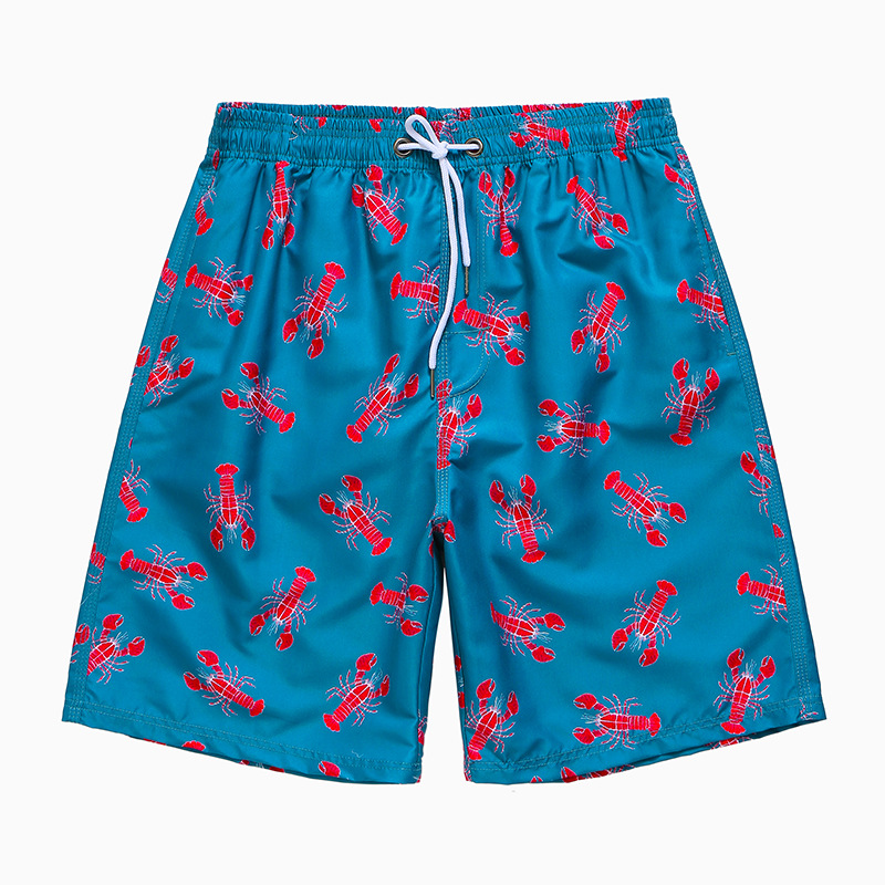 Cross-border for Europe and the United States large size 5 pants quick-drying shorts Beach surfing gradient beach pants men's swimming trunks