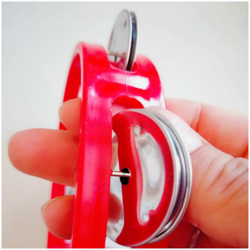 Wholesale plastic flower bell ring four bell ring KTV Orff double row hand bell toy dancing toy wholesale